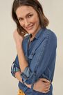 Salsa Jeans - Blue Regular fit antibacterial shirt Salsa Jeans - Blue Regular fit antibacterial shirt