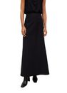 Mango - Black Flared Long Skirt Mango - Black Flared Long Skirt