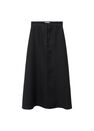Mango - black 100% linen skirt Mango - black 100% linen skirt