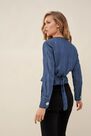 Salsa Jeans - Blue Regular fit crossed shirt Salsa Jeans - Blue Regular fit crossed shirt