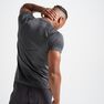 DOMYOS - Small FTS 900 Fitness Cardio Training Seamless T-Shirt, Carbon Grey DOMYOS - Small FTS 900 Fitness Cardio Training Seamless T-Shirt, Carbon Grey