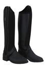 FOUGANZA - 8 Yrs/H 28cm Mesh 300 Schooling Junior Horse Riding Half-Chaps, Black FOUGANZA - 8 Yrs/H 28cm Mesh 300 Schooling Junior Horse Riding Half-Chaps, Black