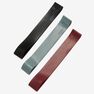 NYAMBA - Mini Latex Sports Elastic Bands Three-Pack - Deep Petrol Blue NYAMBA - Mini Latex Sports Elastic Bands Three-Pack - Deep Petrol Blue