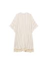 Mango - Light Beige Long Openwork Caftan, Women Mango - Light Beige Long Openwork Caftan, Women