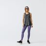 KALENJI - Extra Small Women's Running Tank Top Run Light, Carbon Grey KALENJI - Extra Small Women's Running Tank Top Run Light, Carbon Grey
