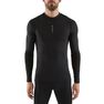 KIPSTA - M Men's Football Long-Sleeved Base Layer Top Keepdry 100 - Black KIPSTA - M Men's Football Long-Sleeved Base Layer Top Keepdry 100 - Black