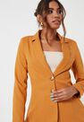Missguided - Rust Orange Rust Button Front Blazer Missguided - Rust Orange Rust Button Front Blazer