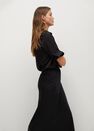 Mango - black Flared long skirt Mango - black Flared long skirt