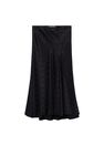 Mango - black Midi satin skirt, Women Mango - black Midi satin skirt, Women