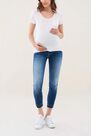 Salsa Jeans - Blue Hope capri maternity jeans in medium rinse Salsa Jeans - Blue Hope capri maternity jeans in medium rinse