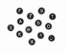 LEGAMI - Legami Something to Write Magnetic Letters Typewriter LEGAMI - Legami Something to Write Magnetic Letters Typewriter