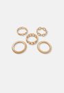 Missguided - Gold Chain Stacked Rings Missguided - Gold Chain Stacked Rings