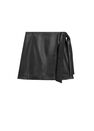 Mango - black Knot leather-effect mini skirt Mango - black Knot leather-effect mini skirt