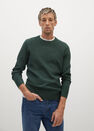 Mango - dark green Structured cotton sweater Mango - dark green Structured cotton sweater