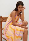 Mango - Yellow Ruffle Printed Dress, Women Mango - Yellow Ruffle Printed Dress, Women