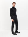 Reserved - Men's Slim Carrot Trousers - Black Reserved - Men's Slim Carrot Trousers - Black