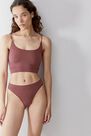 Urban Outfitters - Cocoa Out From Under Markie Seamless Ribbed Knickers, Women Urban Outfitters - Cocoa Out From Under Markie Seamless Ribbed Knickers, Women