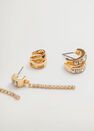 Mango - Gold Mixed earring set Mango - Gold Mixed earring set