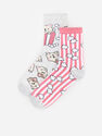 Reserved - Patterned socks 2 pack - Light grey Reserved - Patterned socks 2 pack - Light grey