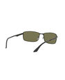 RAY-BAN - Black Rectangle RB3498 RAY-BAN - Black Rectangle RB3498
