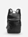 Reserved - Men's Faux Leather Backpack - Black Reserved - Men's Faux Leather Backpack - Black
