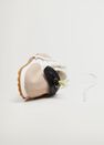 Mango - lt pastel brown Leather mixed sneakers, Women Mango - lt pastel brown Leather mixed sneakers, Women