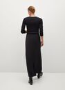 Mango - Black Slit Long Skirt Mango - Black Slit Long Skirt