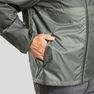 QUECHUA - Medium Men's country walking rain coat - NH100 Raincut Full Zip, Dark Petrol Blue QUECHUA - Medium Men's country walking rain coat - NH100 Raincut Full Zip, Dark Petrol Blue