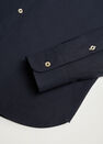 Mango - navy Slim fit modal cotton shirt Mango - navy Slim fit modal cotton shirt