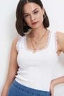 Mohito - Top With Lace - White Mohito - Top With Lace - White