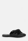 Missguided - Black Black Knot Slip On Shoes Missguided - Black Black Knot Slip On Shoes