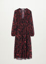 Mango - black Flowy printed dress Mango - black Flowy printed dress