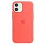 APPLE - Apple Silicone Case Pink Citrus with MagSafe for iPhone 12 Mini APPLE - Apple Silicone Case Pink Citrus with MagSafe for iPhone 12 Mini