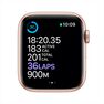 APPLE - Apple Watch Series 6 GPS 40mm Gold Aluminium Case with Pink Sand Sport Band APPLE - Apple Watch Series 6 GPS 40mm Gold Aluminium Case with Pink Sand Sport Band