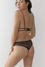 Urban Outfitters - Black Out From Under Nina Laser-Cut Lace-Back Thong Urban Outfitters - Black Out From Under Nina Laser-Cut Lace-Back Thong