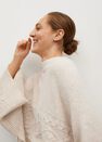 Mango - Light beige Knit oversize cape Mango - Light beige Knit oversize cape