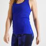 DOMYOS - XS Muscle Back Fitness Tank Top My Top - Blueberry DOMYOS - XS Muscle Back Fitness Tank Top My Top - Blueberry