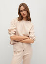 Mango - lt pastel brown Basic sweatshirt Mango - lt pastel brown Basic sweatshirt