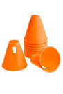 OXELO - Inline Skating Slalom Cones 10-Pack - Orange, Unique Size OXELO - Inline Skating Slalom Cones 10-Pack - Orange, Unique Size