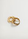 Mango - Gold Embossed Rings Set Mango - Gold Embossed Rings Set