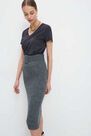 Mohito - Plain Basic T-Shirt Eco Aware - Grey Mohito - Plain Basic T-Shirt Eco Aware - Grey