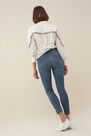 Salsa Jeans - Blue Push In Secret Glamour capri jeans with ribbon Salsa Jeans - Blue Push In Secret Glamour capri jeans with ribbon