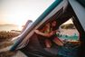 QUECHUA - Unique Size Camping and Hiking Blanket - 140 x 170 cm, Caribbean Green QUECHUA - Unique Size Camping and Hiking Blanket - 140 x 170 cm, Caribbean Green