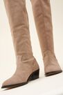 Salsa Jeans - Beige Mid-heel leather boots Salsa Jeans - Beige Mid-heel leather boots
