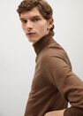 Mango - medium brown 100% merino wool washable sweater Mango - medium brown 100% merino wool washable sweater