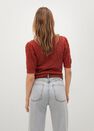 Mango - red Oversize crochet sweater, Women Mango - red Oversize crochet sweater, Women