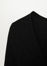 Mango - black Long-sleeved ribbed bodysuit Mango - black Long-sleeved ribbed bodysuit