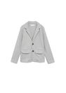Mango - medium grey Structured textured blazer Mango - medium grey Structured textured blazer