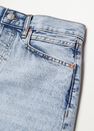 Mango - open blue Denim miniskirt with frayed hem, Women Mango - open blue Denim miniskirt with frayed hem, Women