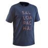 QUECHUA - XXL Techtil 100 Short-Sleeved Hiking T-Shirt - Mottled - Navy Blue QUECHUA - XXL Techtil 100 Short-Sleeved Hiking T-Shirt - Mottled - Navy Blue